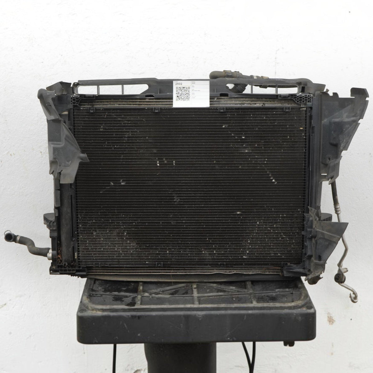 14-20 Mercedes S550 W222 Radiator AC Condenser Fan Shroud Cooling 2225053230 OEM