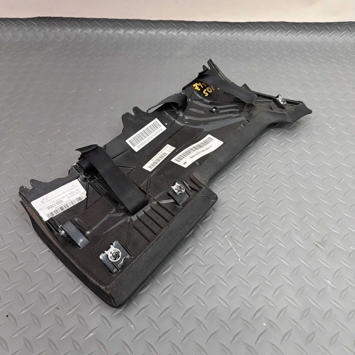04-10 BMW M6 645Ci 650i E63 E64 Left Dash Trim Cover Knee Lower 6561358 OEM