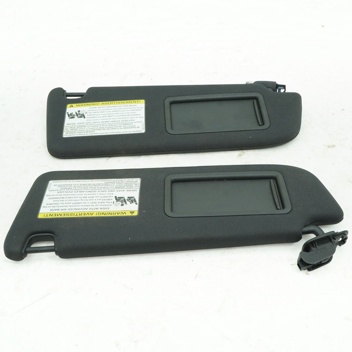 12-18 Audi S7 RS7 A7 Sun Visor Shade W Mirror Left Right Pair 4G0857551DJY1 OEM