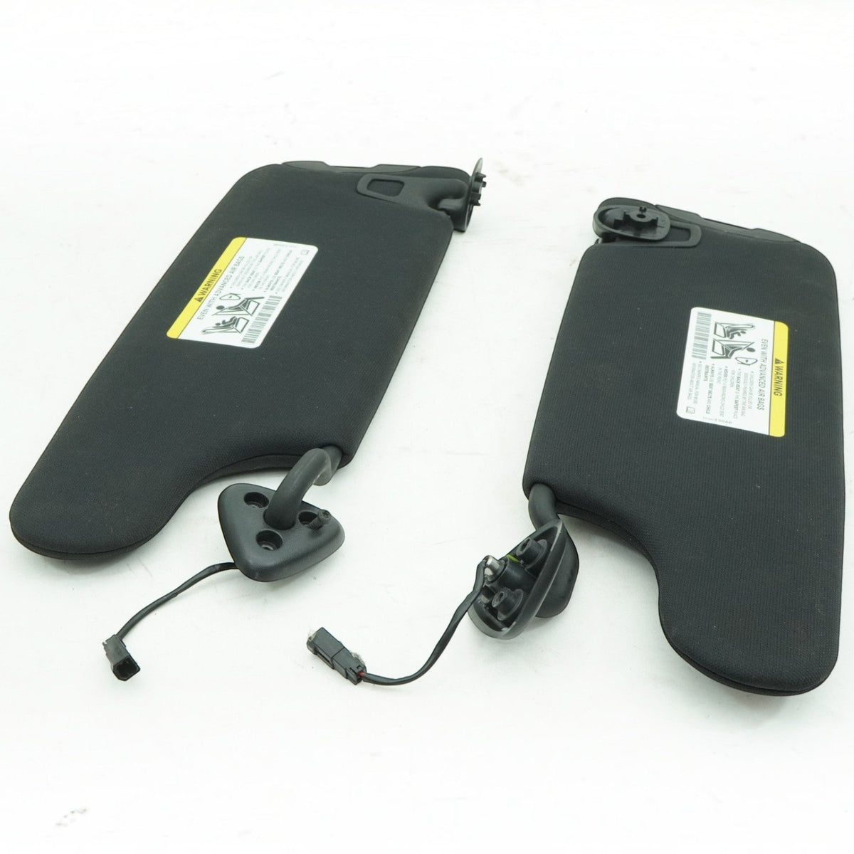 09-16 Dodge Challenger Sun Visor Set Left Right Black Illuminated 1MA01DX9AB OEM