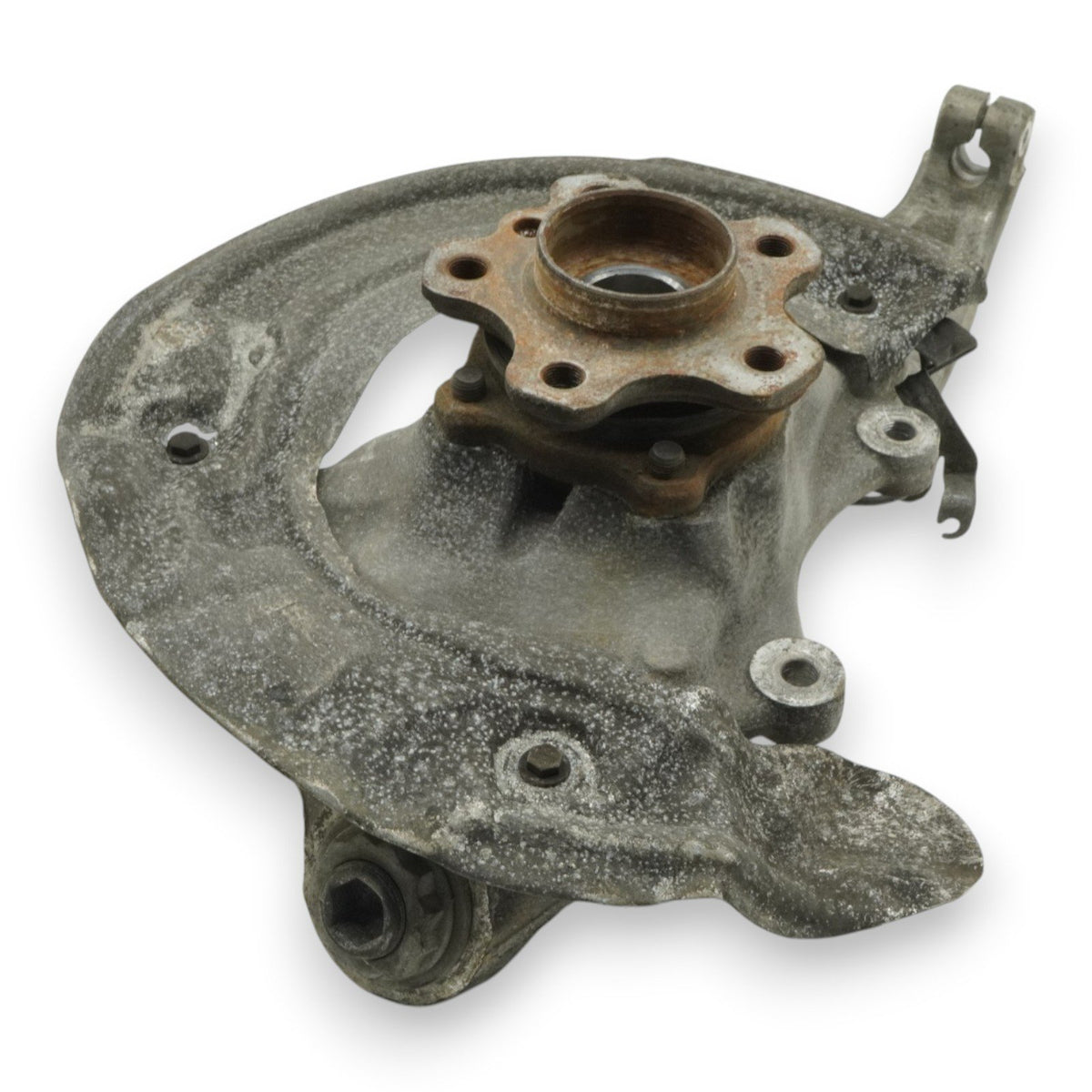 17-20 BMW 530i 540i 530e xDrive G30 Left Front Spindle Knuckle 31206884385 OEM