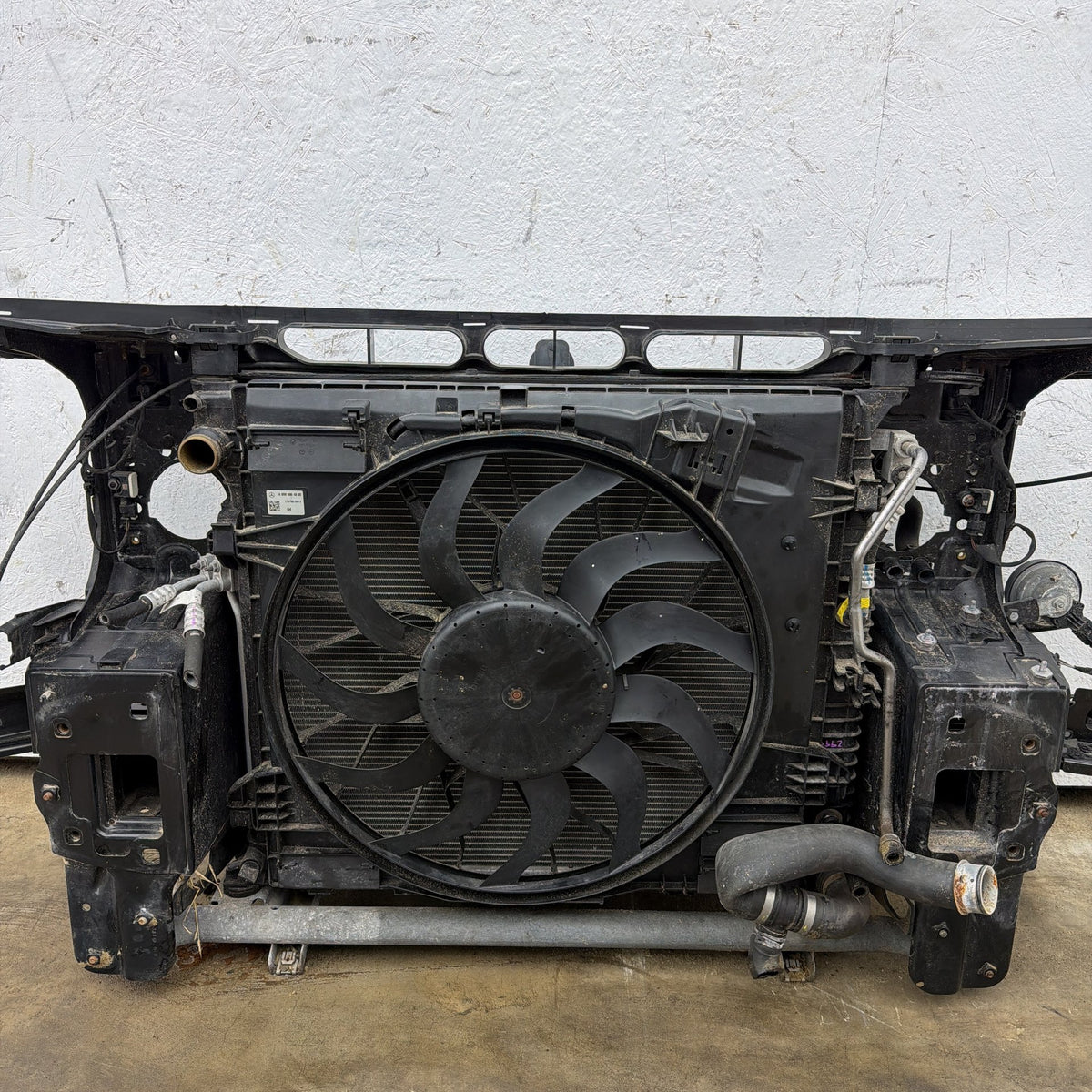 17-19 Mercedes GLS450 X166 Front Radiator Core Support Reinforcement A0999064000