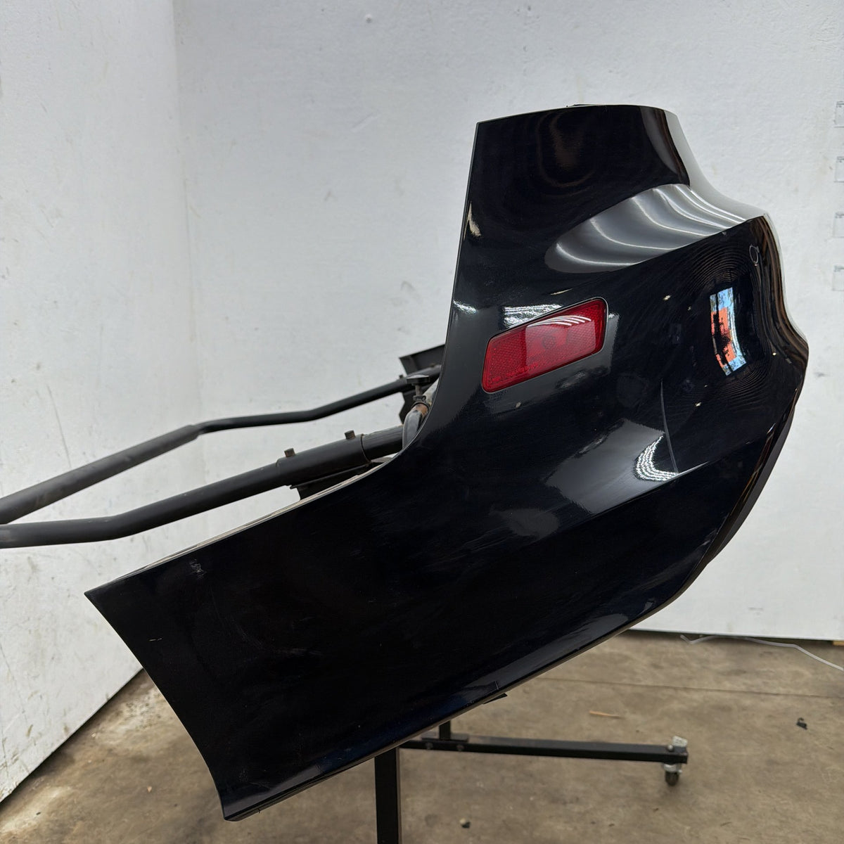 12-15 Audi S7 A7 4G Rear Bumper Cover Black w/ Diffuser Assist 4G8807067 OEM