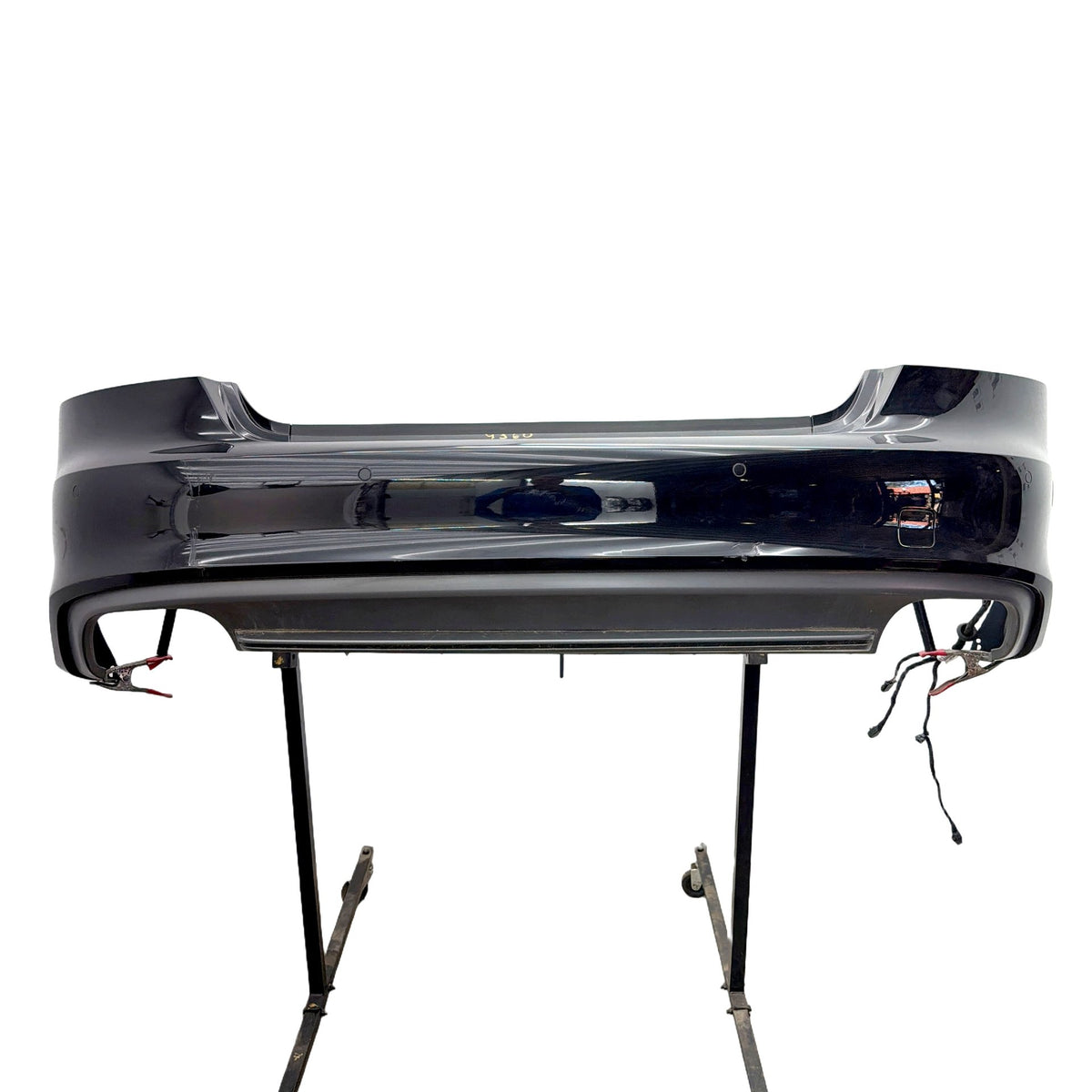12-15 Audi S7 A7 4G Rear Bumper Cover Black w/ Diffuser Assist 4G8807067 OEM