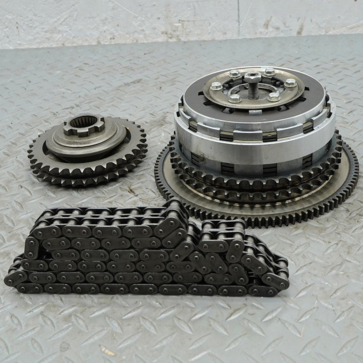 2011 Harley-Davidson FLSTC Heritage Softail Complete clutch basket Chain OEM