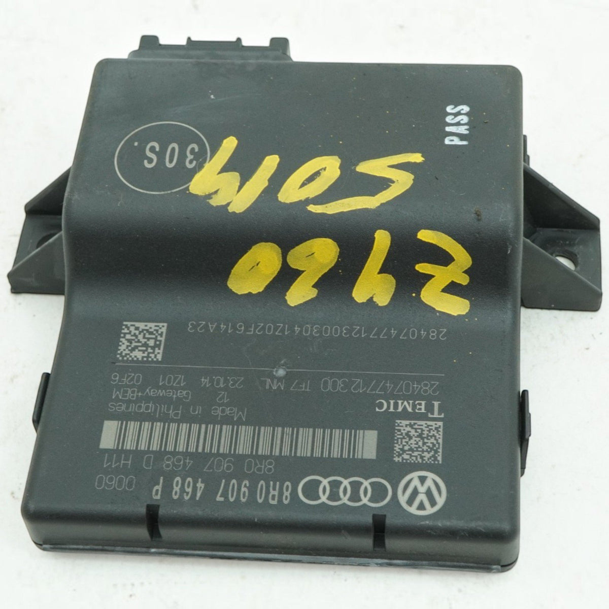 13-17 Audi S5 A5 8T Central Gateway Network Control Module Unit 8R0907468P OEM