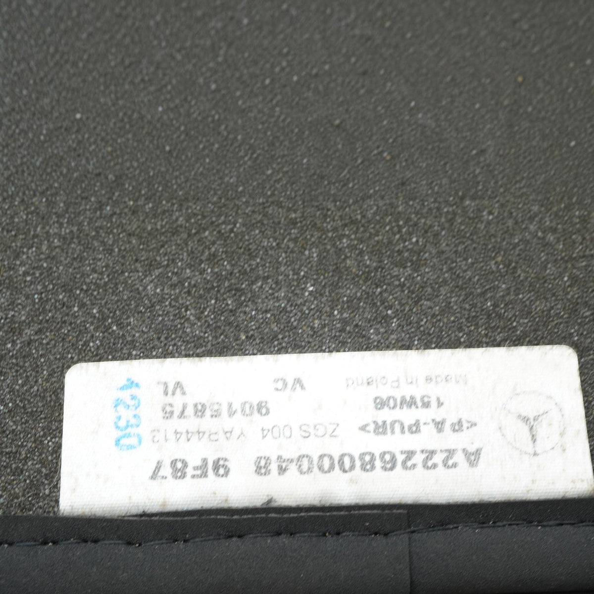 14-20 Mercedes S550 S560 S400 W222 Sedan Carpet Floor Mat Front Rear A2226800048