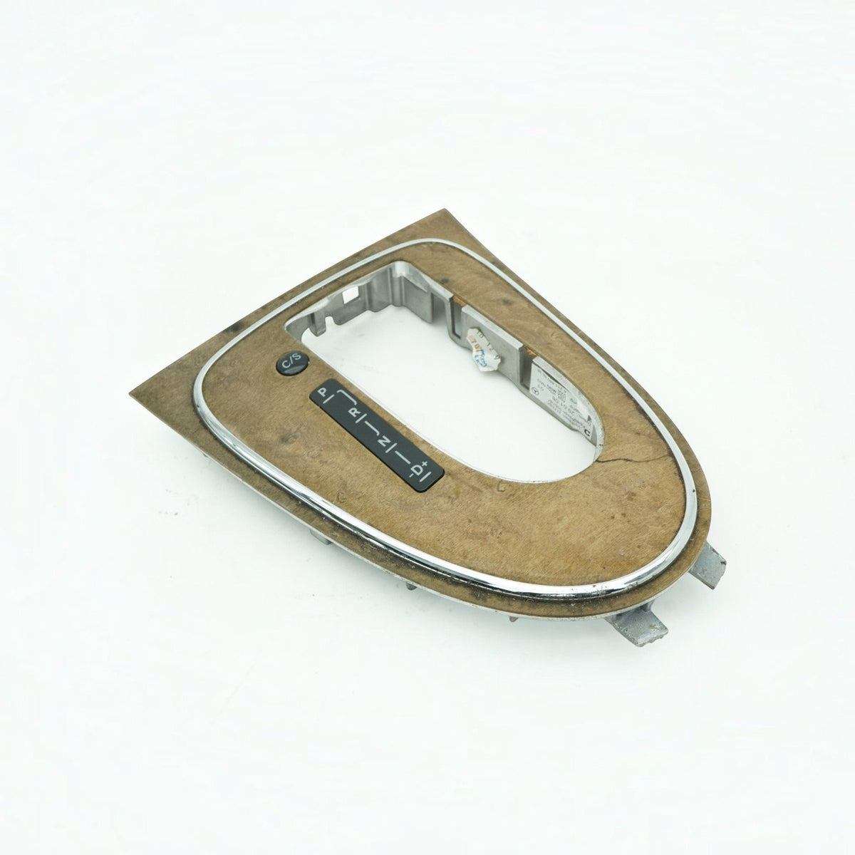 07-09 Mercedes W211 E350 E550 Console Shifter Trim Bezel Wood A2116808636